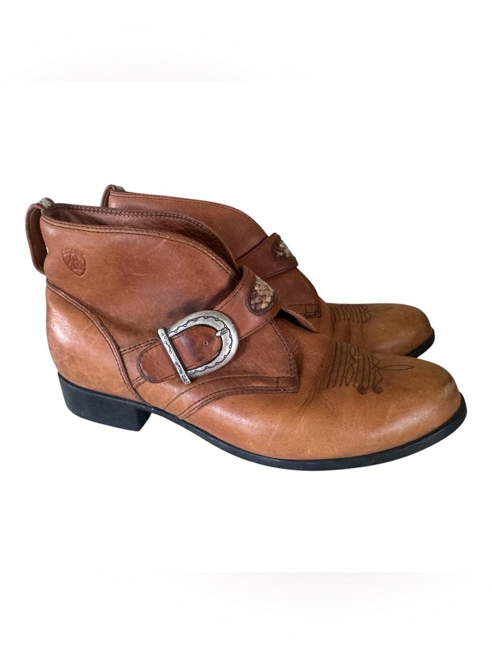 Ariat Women’s Juliet Strap & Buckle Leather Bootie Women’s 9 Western Boho Hippie